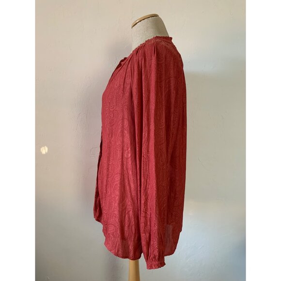 Democracy Large Tunics Lond Sleeve Blouses - Picture 3 of 7